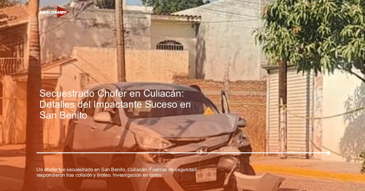 abuso Policial, Angostura; Secuestro, Colonia San Benito, Culiacán, Violencia armada