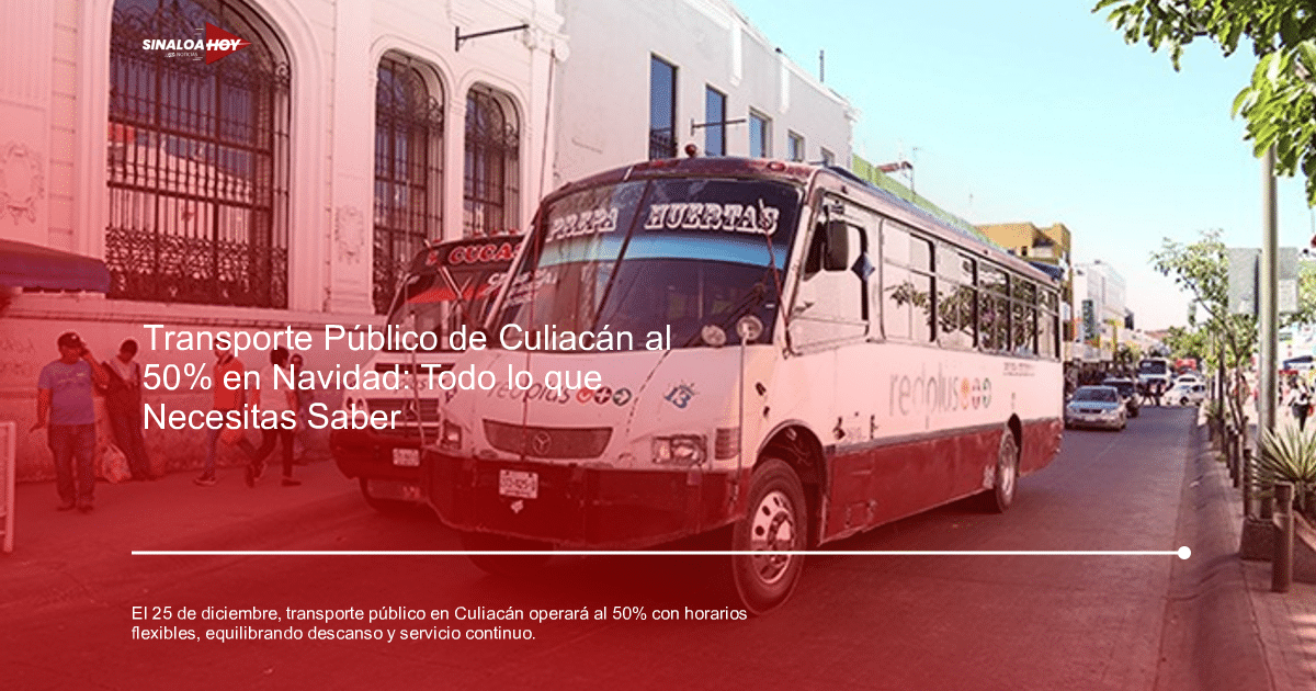 Calle de Culiacán con autobuses y peatones durante la reducción del servicio de transporte público.