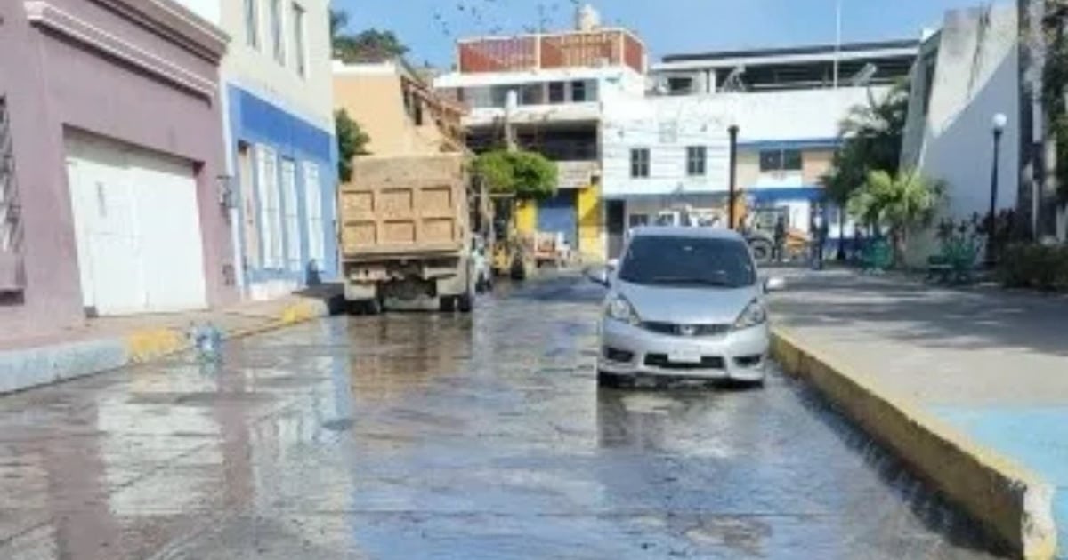 . Mazatlán, centro historico, inundacion, Jumapam., Megafuga de agua