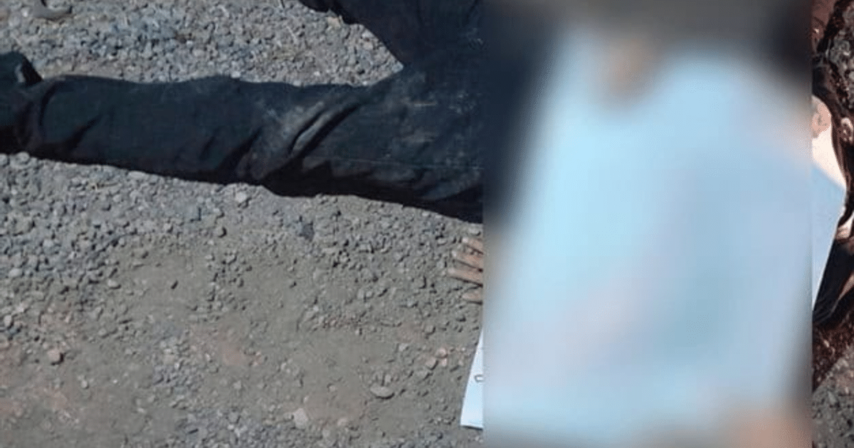 Escena del crimen en Valle del Carrizo con presencia policial y cinta de acordonamiento.