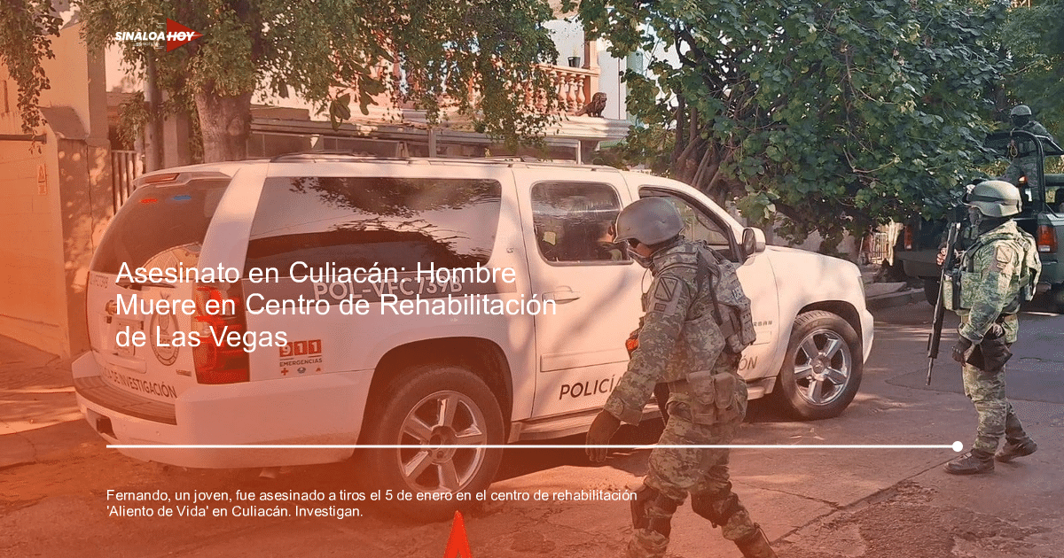 Vehículo policial y oficiales armados en operación en Culiacán