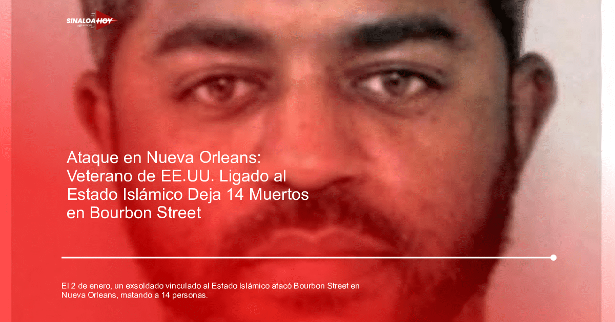 Escena del incidente violento en la Calle Bourbon de Nueva Orleans, 2 de enero.