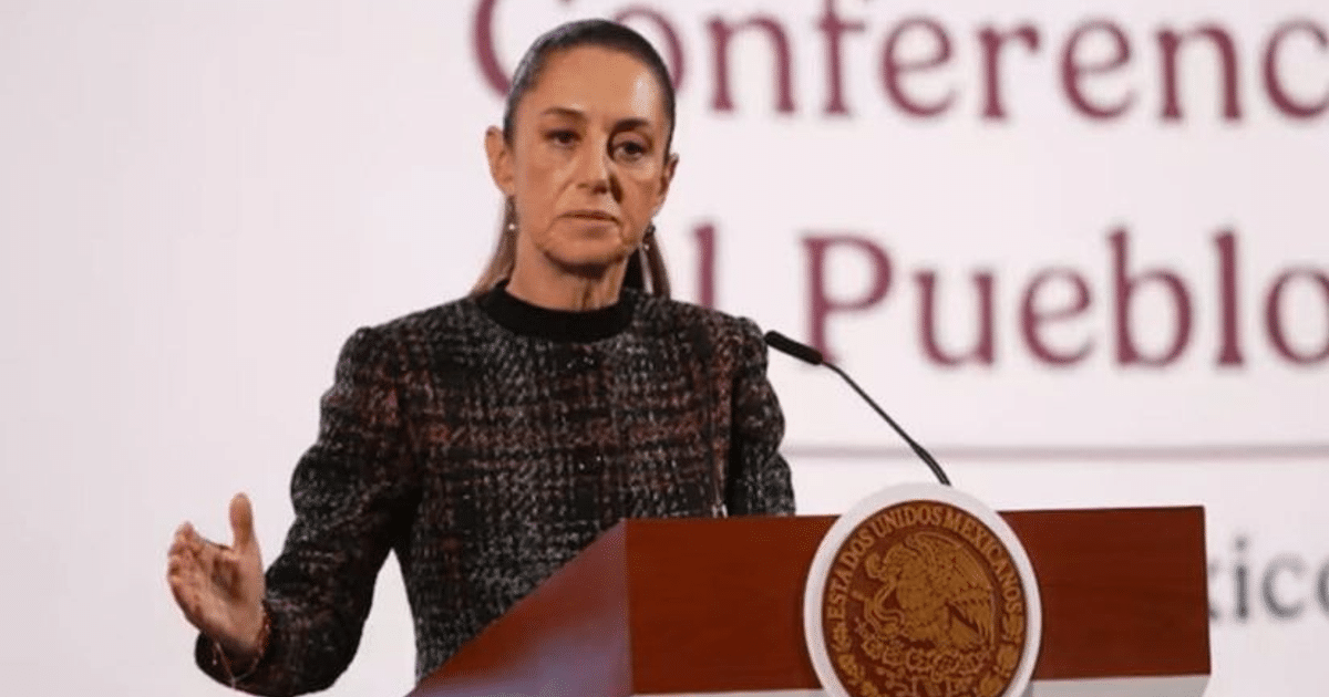 Claudia Sheinbaum en conferencia sobre aranceles de Trump