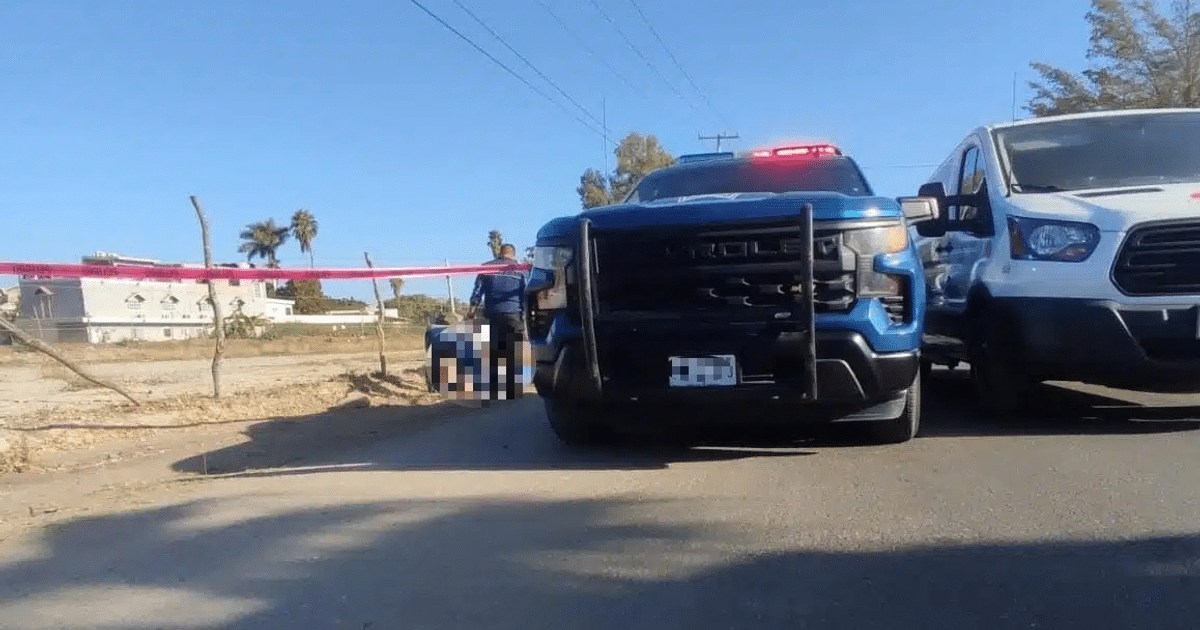 Escena del accidente de un ciclista en Los Mochis, Sinaloa, donde José, de 59 años, perdió la vida.