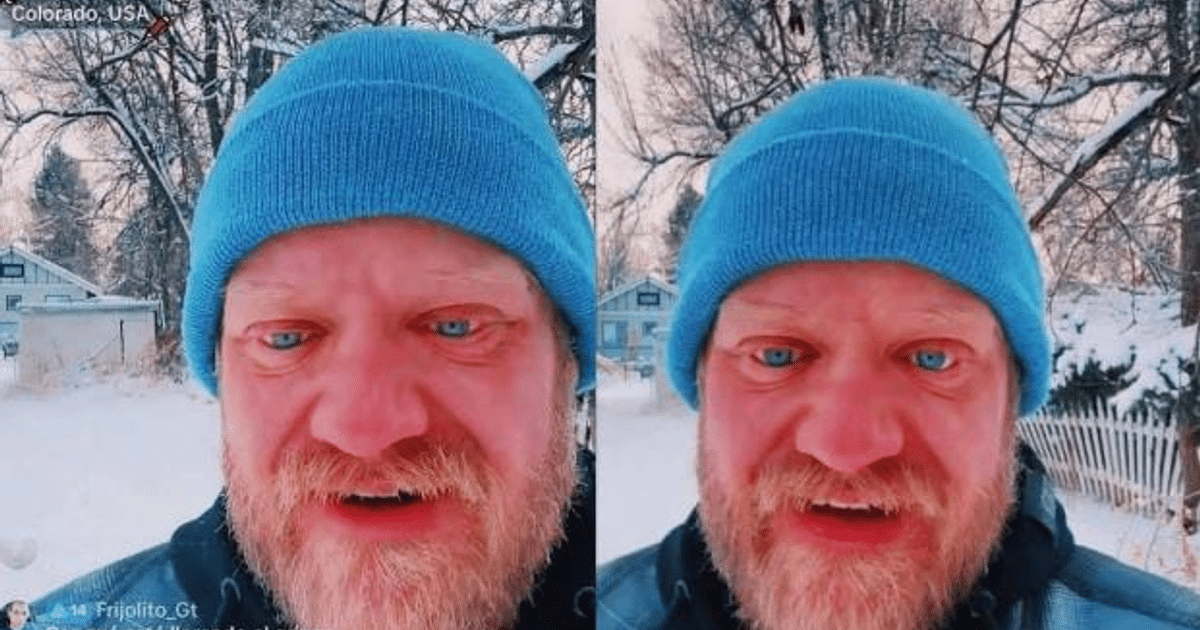 Hombre con gorra azul y barba en un entorno nevado, simbolizando el impacto de las deportaciones en la agricultura.