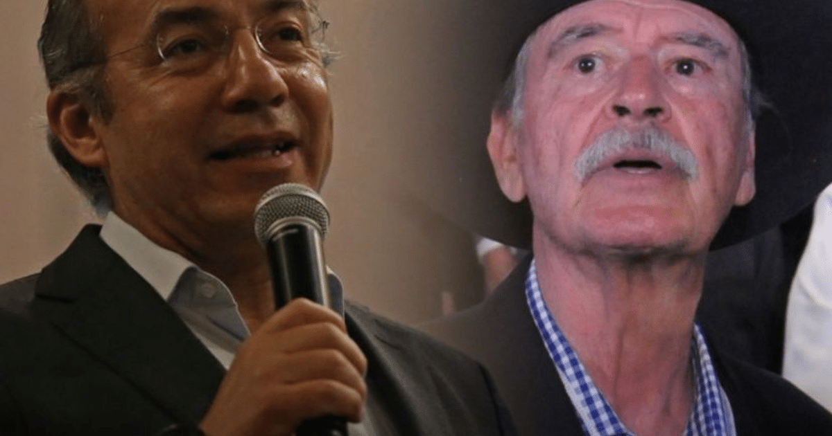 Carteles en Venezuela contra ex presidentes mexicanos Vicente Fox y Felipe Calderón