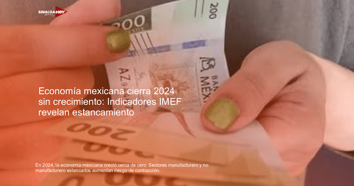 Mano con uñas verdes sosteniendo billetes de 200 pesos mexicanos, reflejando la economía mexicana en 2024.