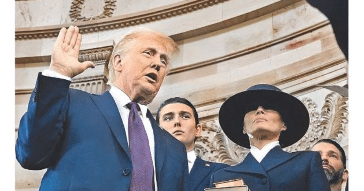 Tropas militares desplegadas en la frontera sur de Estados Unidos en respuesta a la emergencia nacional declarada por el presidente Trump.