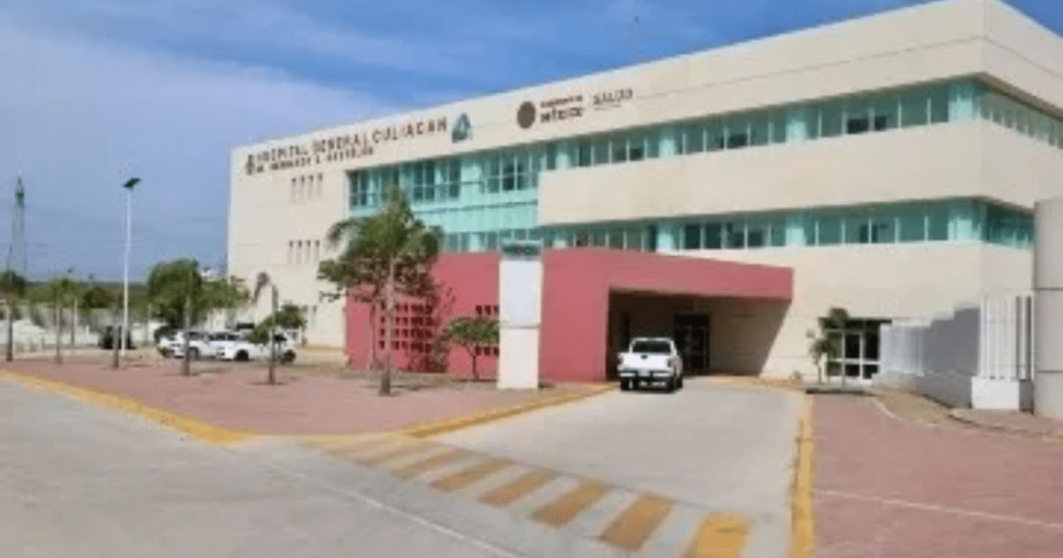 Hospital General Culiacán con cielo despejado y entorno bien cuidado