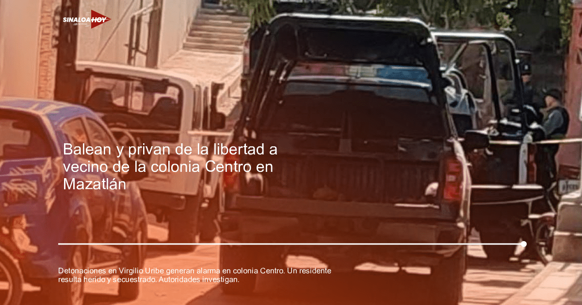 Vehículos estacionados en calle Virgilio Uribe tras reportes de detonaciones