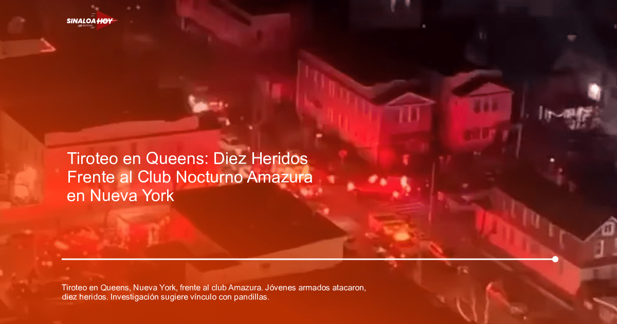 Vehículos de emergencia en Queens tras tiroteo nocturno