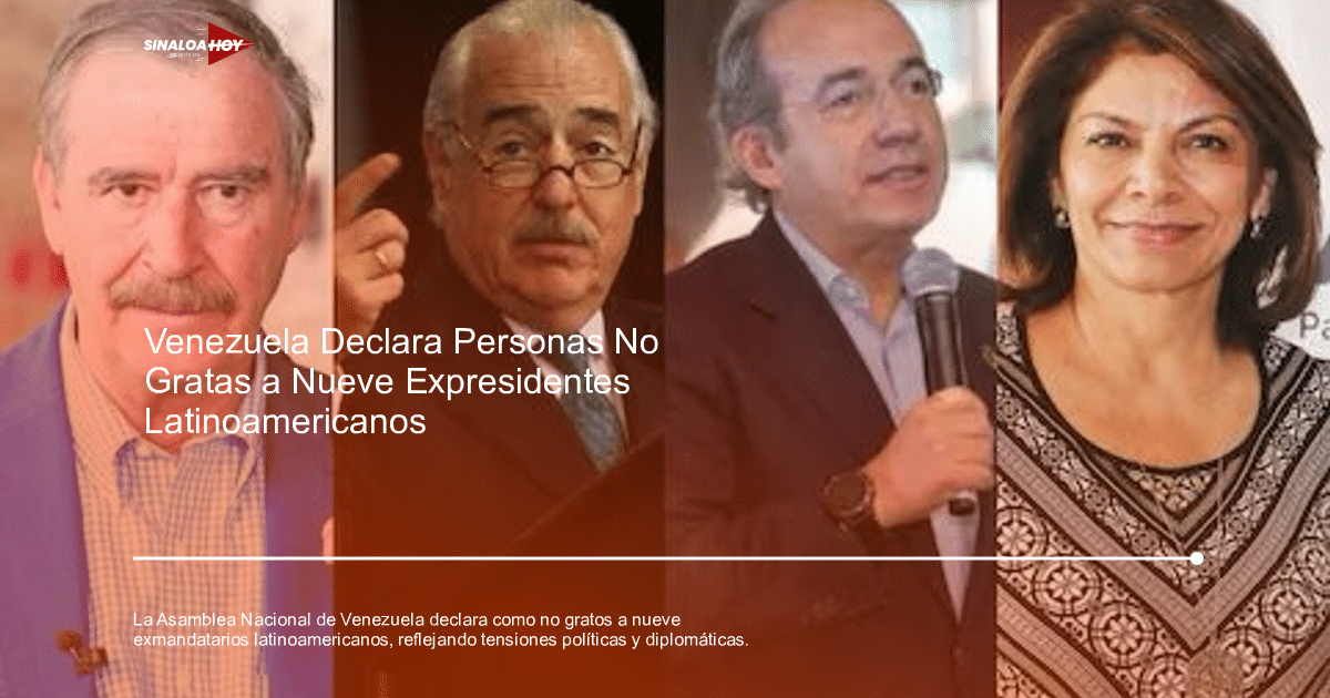 Imagen de la Asamblea Nacional de Venezuela durante la declaración de personas no gratas a exmandatarios latinoamericanos.