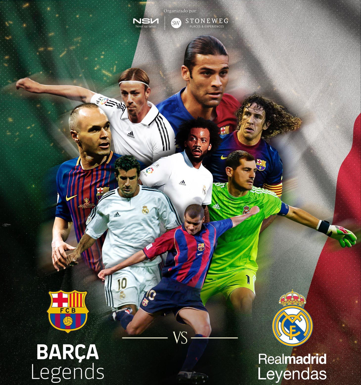 FC Barcelona, Fútbol, Leyendas, partido amistoso, Real Madrid