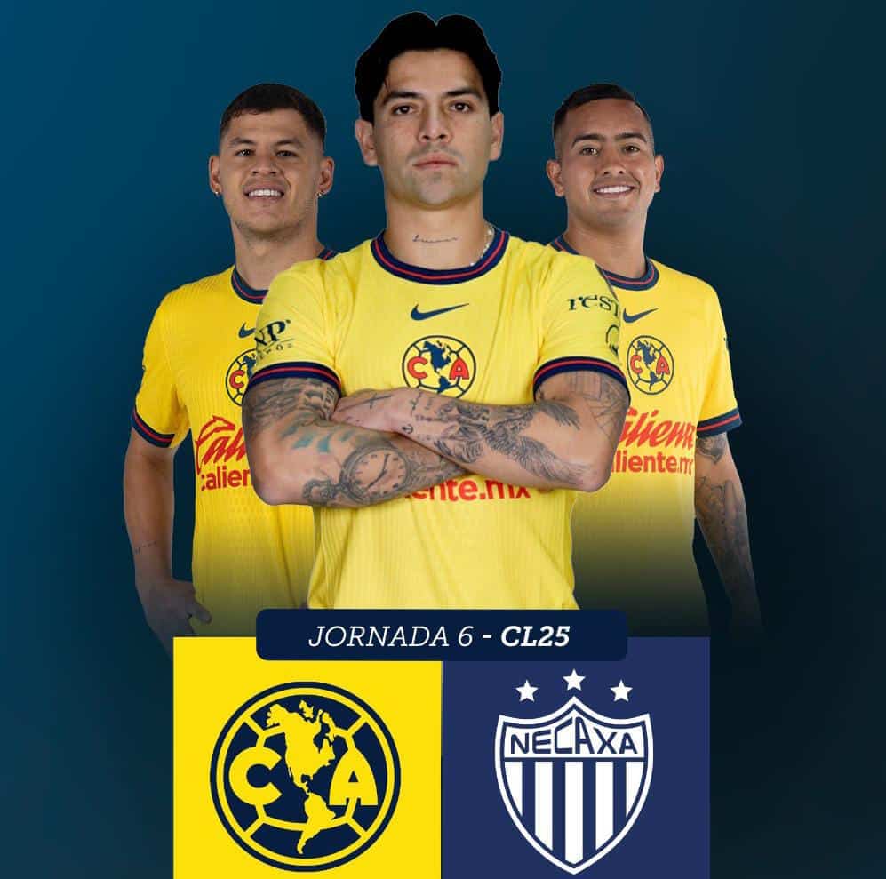 america, Clausura 2025, futbol mexicano, Liga MX, Necaxa