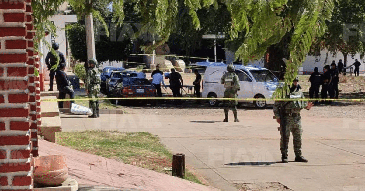 Operativo de seguridad en Mazatlán con policías y militares tras asesinato