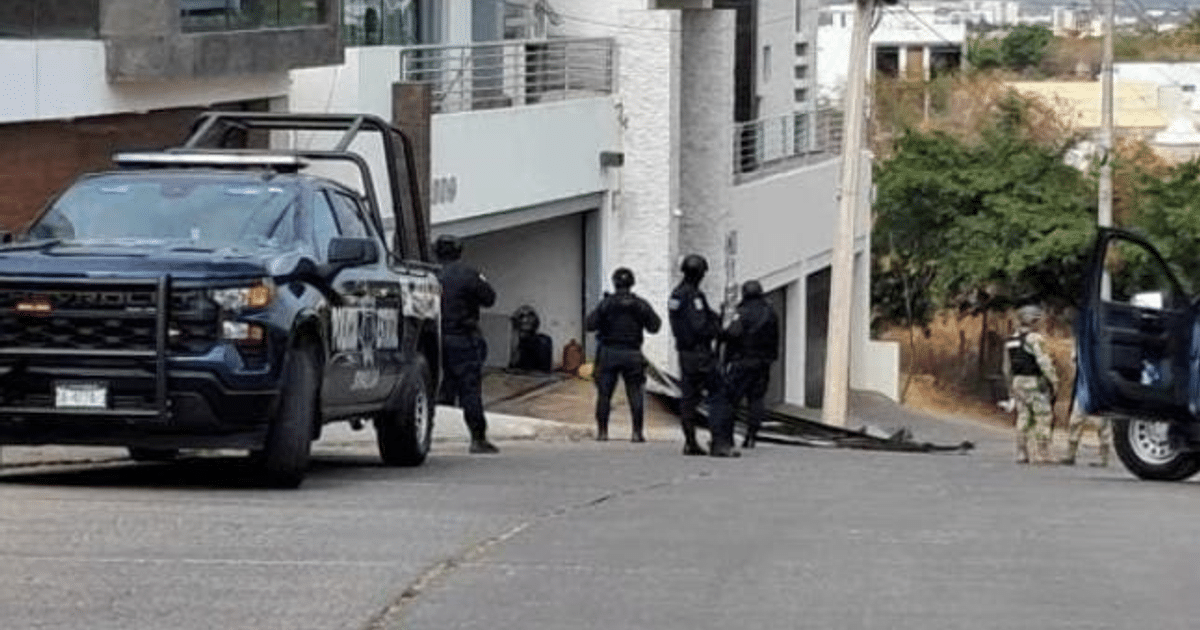 Fuerzas de seguridad en operativo en Culiacán tras ataque armado