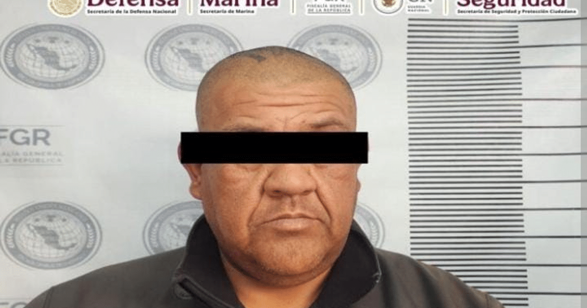 Fotografía de identificación de Martín Alejandro 'N', alias Kamala, detenido en Ciudad de México por presunta delincuencia organizada.