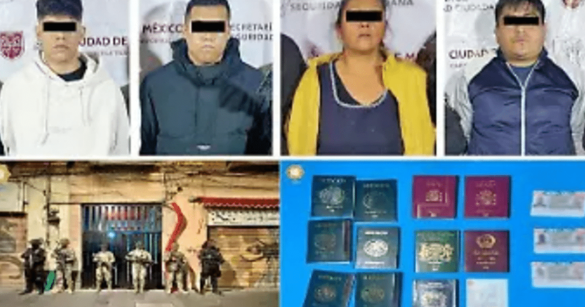 Operativo policial en CDMX con detenciones y documentos incautados