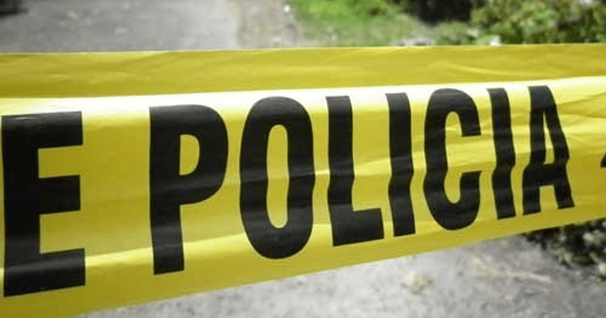 Cinta amarilla de policía en escena del crimen en Culiacán