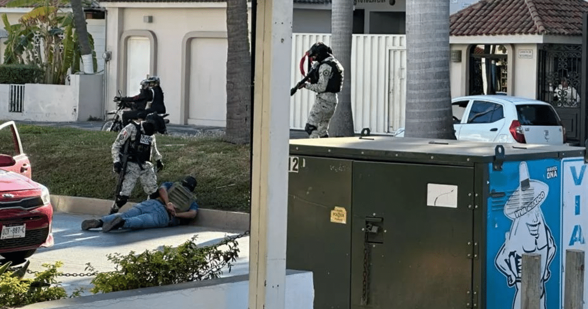 Operativo policial en Mazatlán con detención de sospechosos