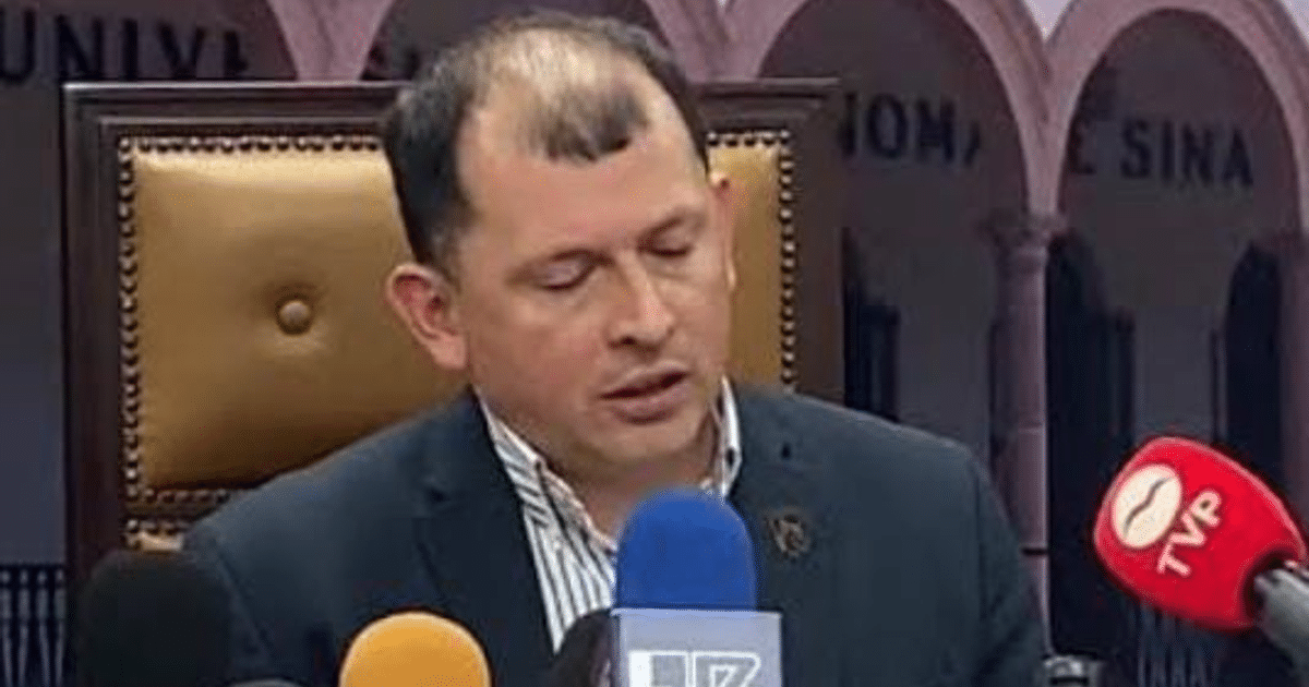 Robespierre Lizárraga Otero en conferencia de prensa como nuevo líder del PAS