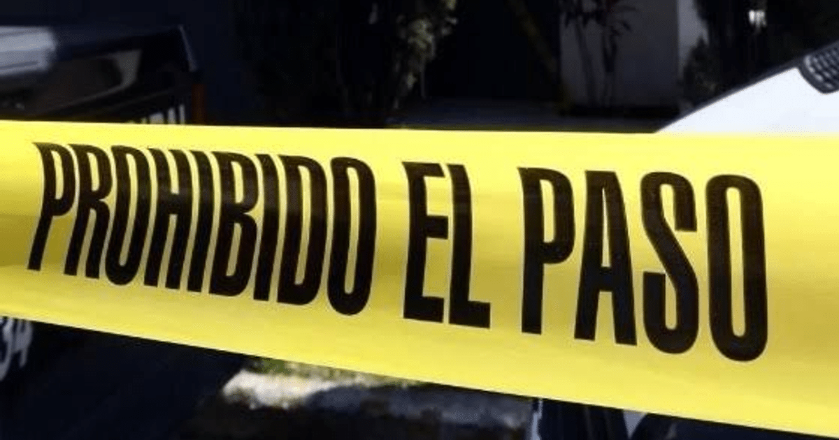 Cinta amarilla de 'PROHIBIDO EL PASO' en escena de investigación en Ahome