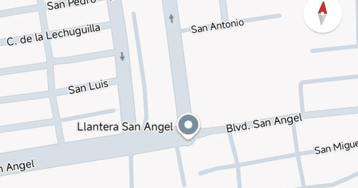 Mapa de Culiacán mostrando el boulevard Agricultores y San Ángel, lugar del ataque a un joven en motocicleta.