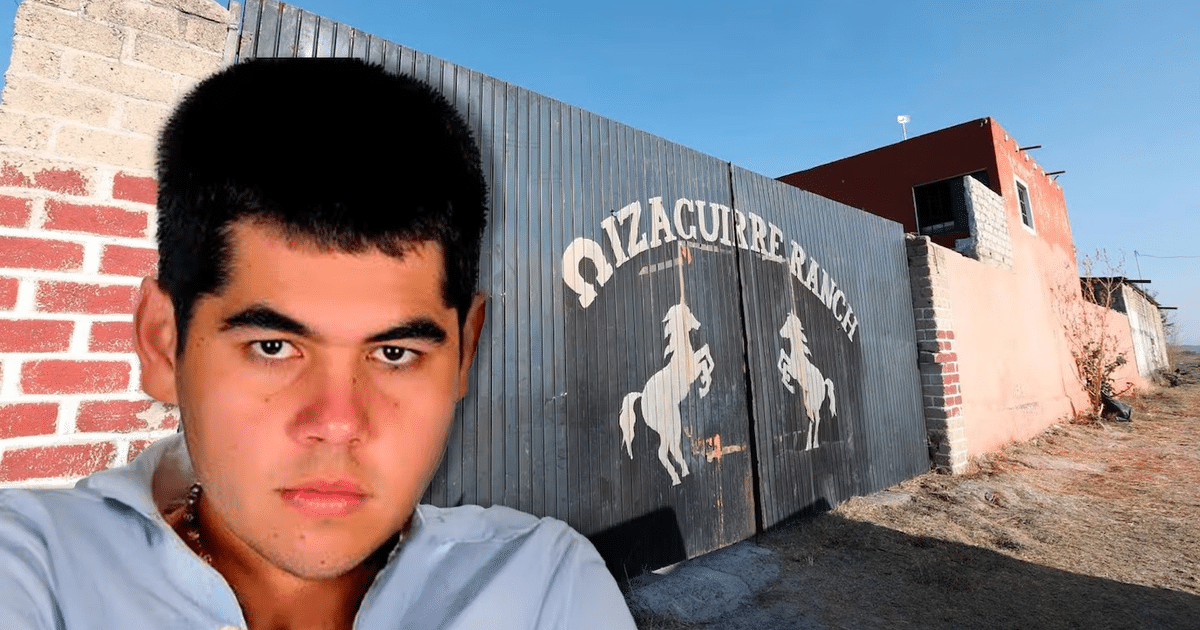 Entrada al Rancho Izacuirre con portón y caballos, vinculado al CJNG