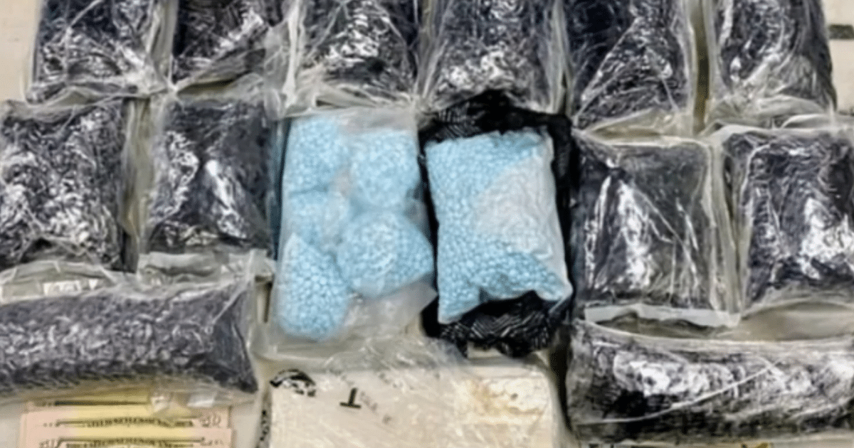 Detención de Misael “D” en operativo antidrogas en el Condado de Kern