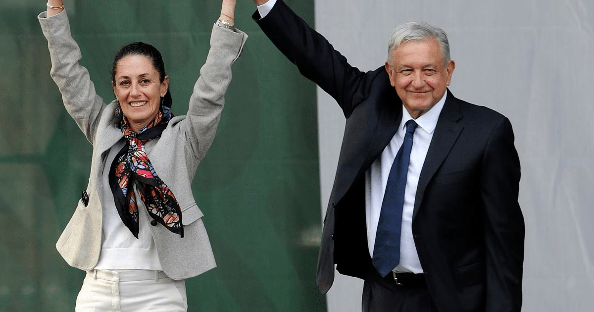 Claudia Sheinbaum defiende a su antecesor en Palacio Nacional ante acusaciones de narcotráfico.