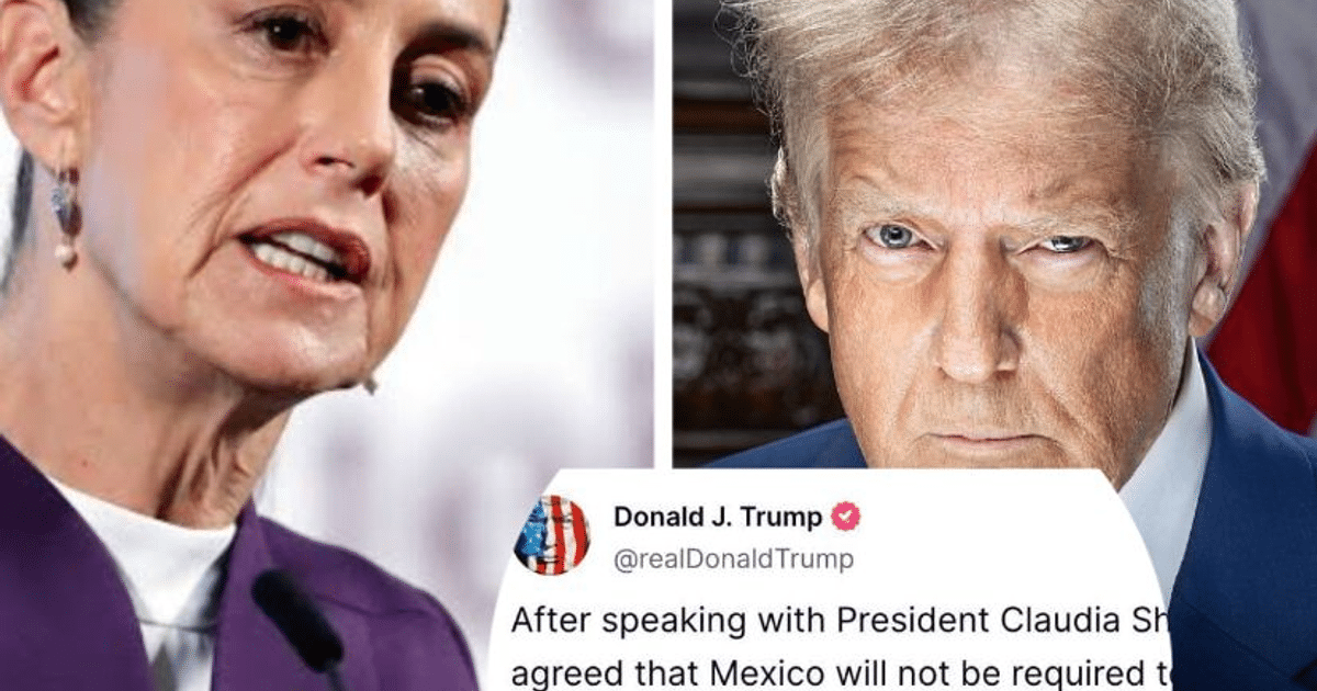 Claudia Sheinbaum y Donald Trump discuten acuerdo sobre aranceles en el T-MEC