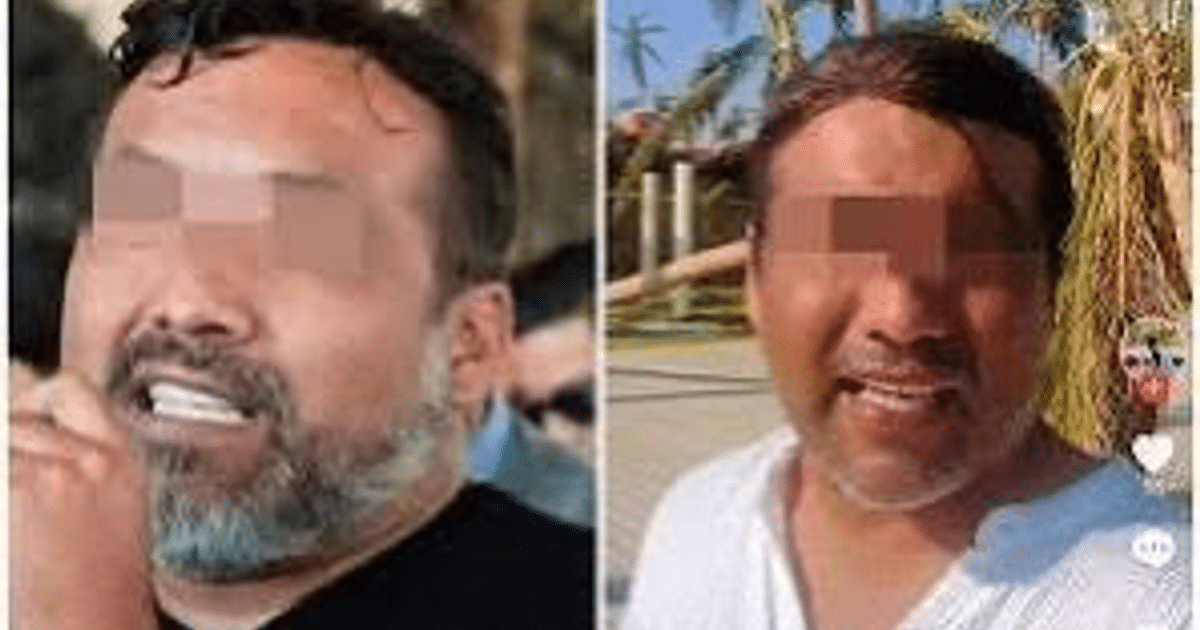 Dos imágenes de Eduardo Granados Palma, presunto implicado en un incidente en Jalisco, con barba y estilo de cabello particular.