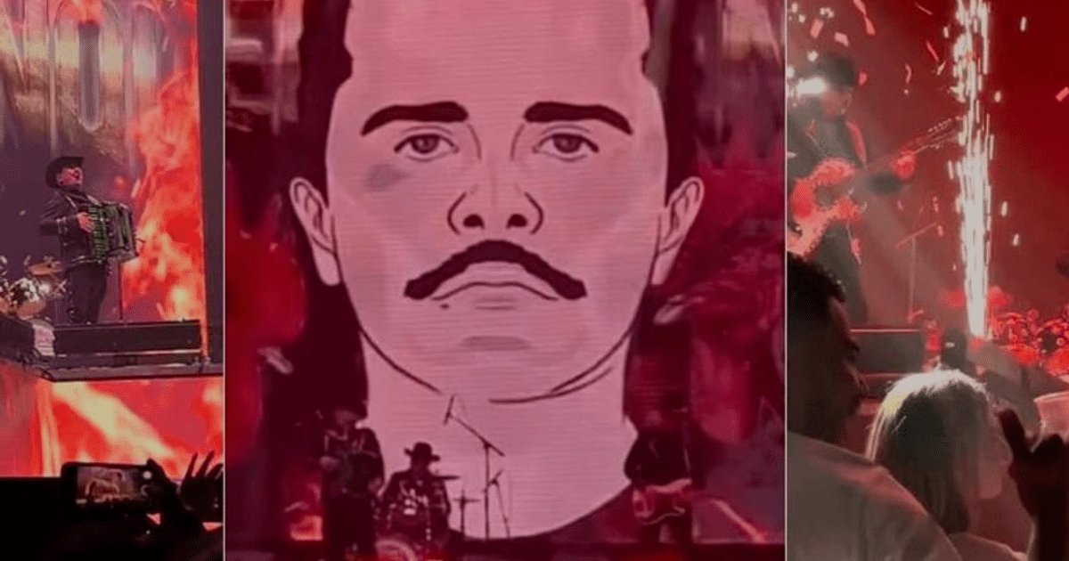 Concierto en Auditorio Telmex con homenaje a Nemesio Oseguera Cervantes, alias 'El Mencho'.