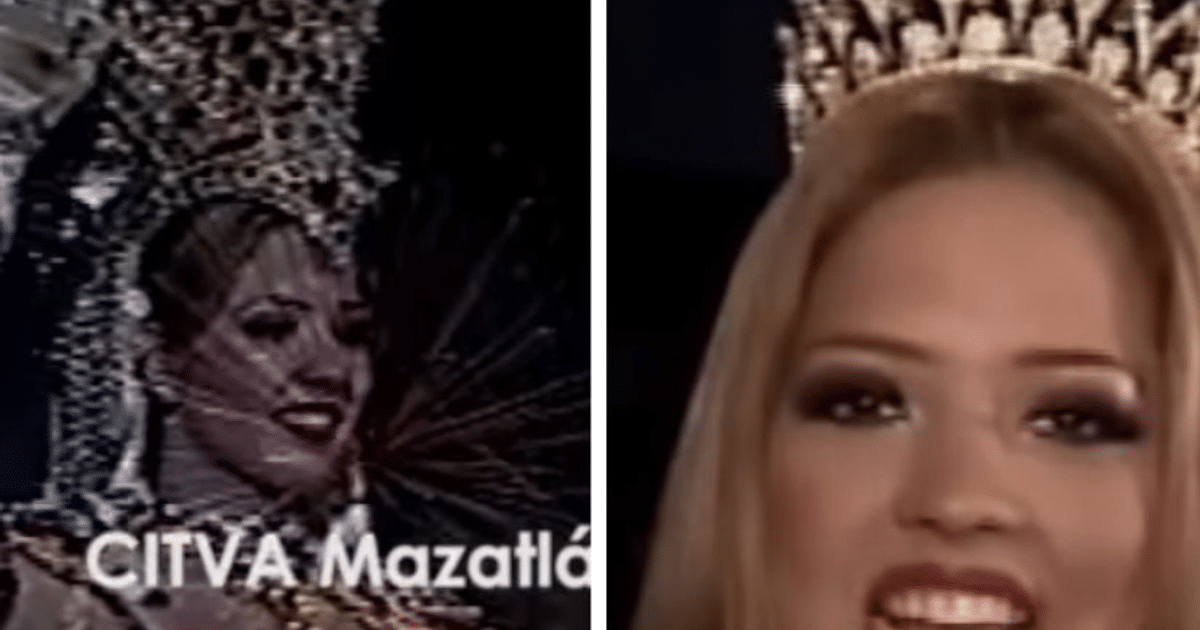 Estrella Palacios en el Carnaval de Mazatlán, 2001