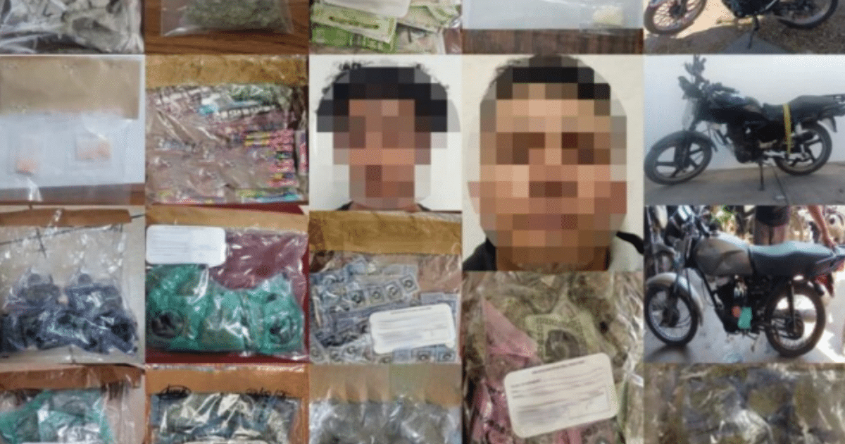 Decomisos de drogas y dinero en operativo policial en Sinaloa