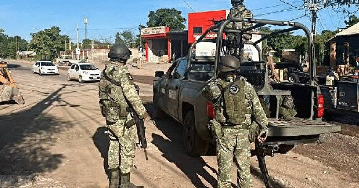 Soldados en operativo militar en Culiacán, vigilancia urbana