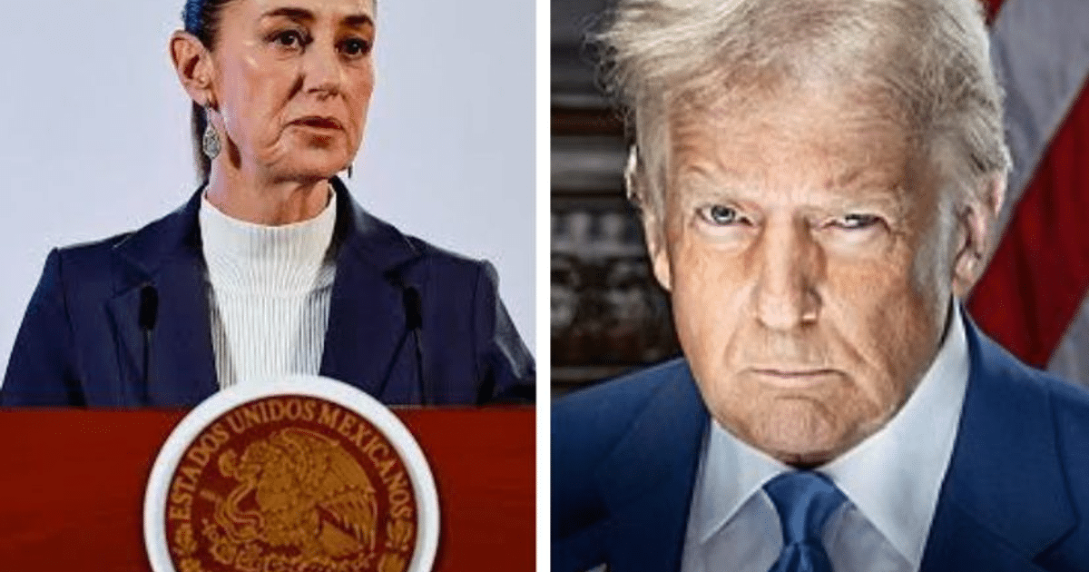 Dos personas en un entorno formal durante una reunión diplomática en Palacio Nacional.