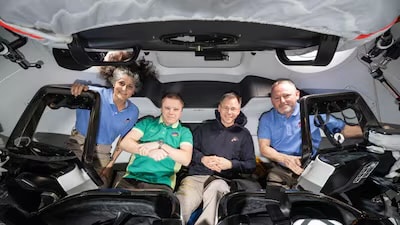 Amerizaje, Astronautas, CONASAMI, Estación Espacial Internacional, SpaceX