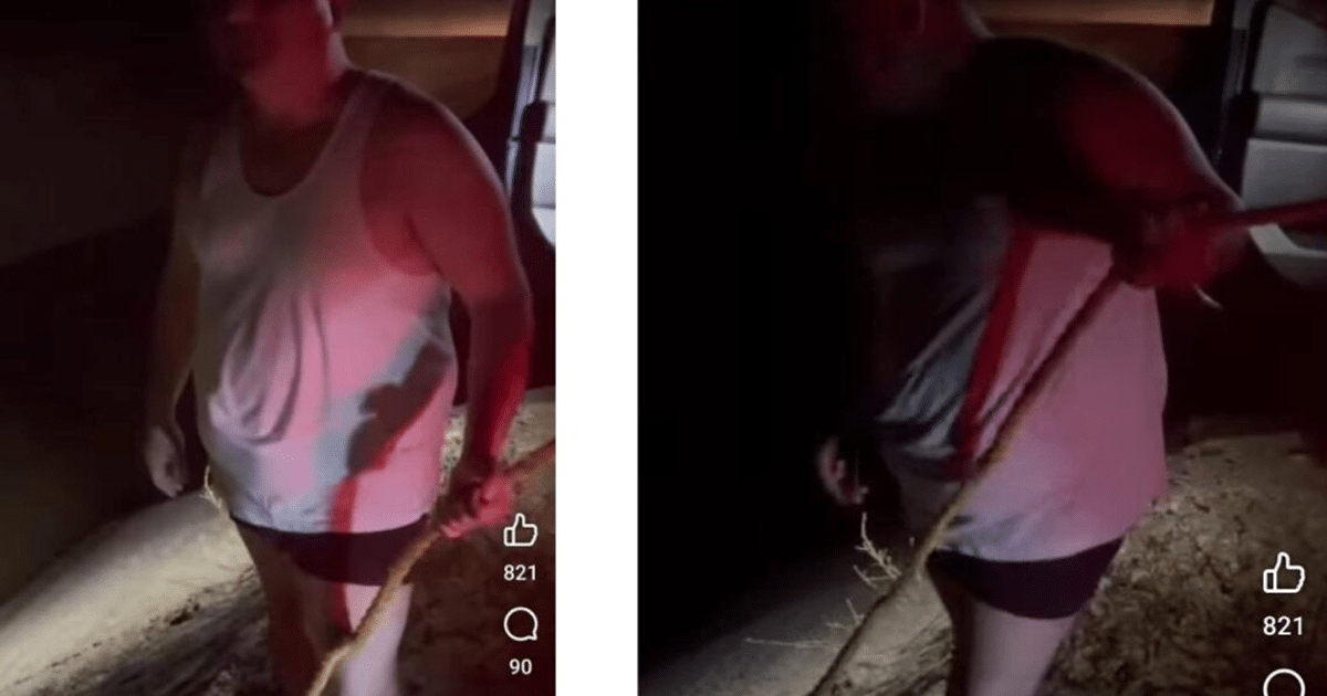 Alcalde de Angostura retirando piedras del canal Humaya en la madrugada