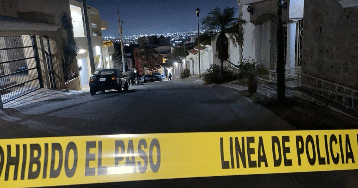 Calle en Culiacán con cinta de policía tras ataque armado en centro de rehabilitación