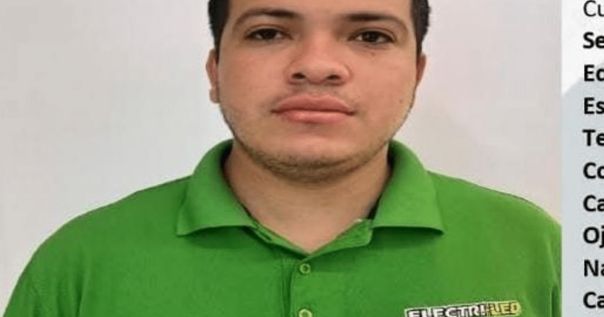 Joven con camiseta verde, Benjamin Castillo Zazueta, desaparecido en Culiacán.