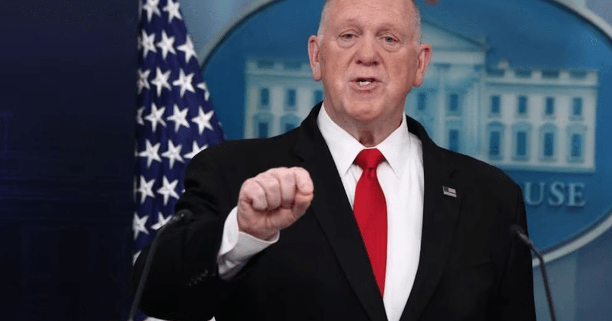 Tom Homan en conferencia de prensa sobre deportaciones de niños ciudadanos