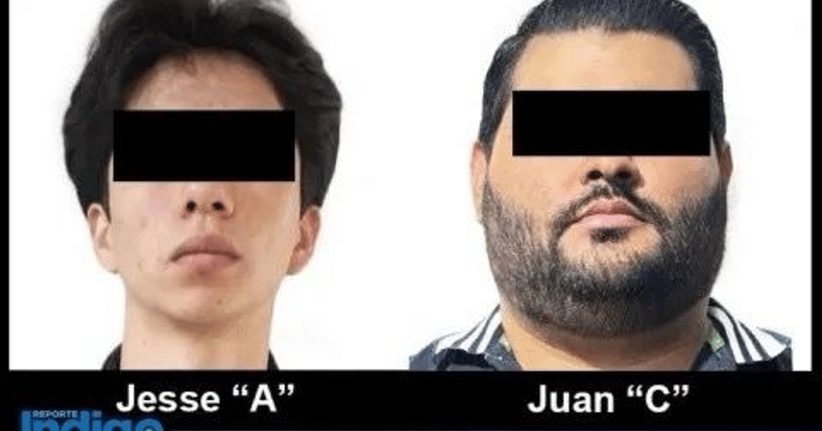 Dos personas con rostros parcialmente cubiertos, vinculadas a proceso en Culiacán por delitos graves.