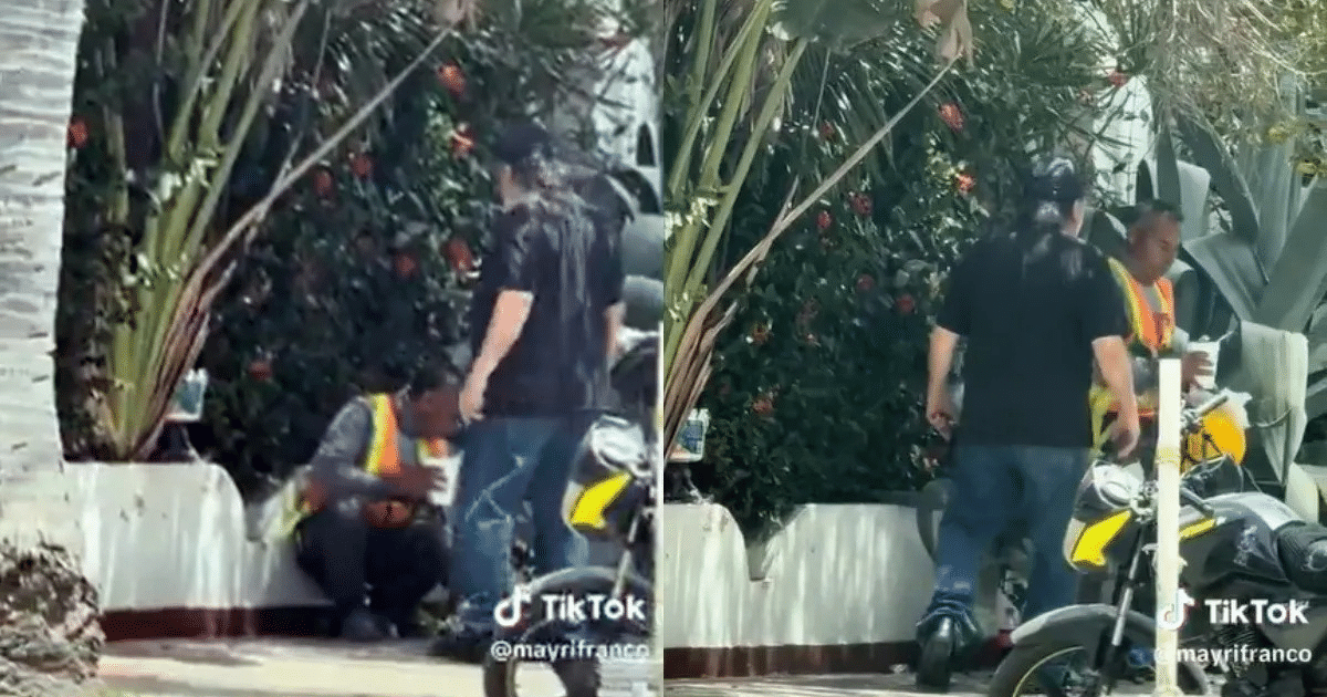 Extranjero molesto en Mazatlán con trabajador local