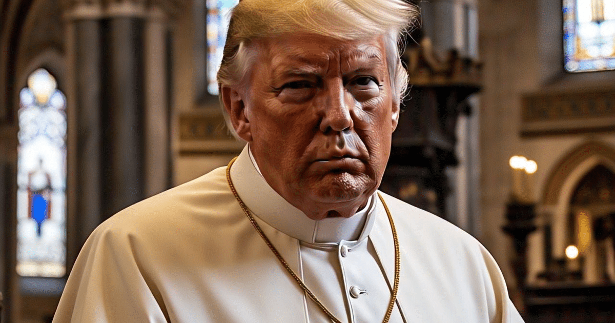 Líder religioso en una iglesia, vinculado a discusiones sobre el papado y política estadounidense.