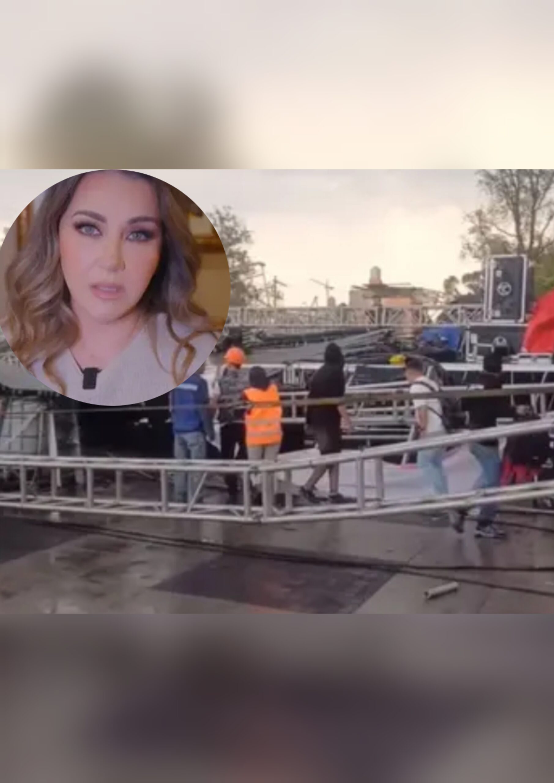 4 heridos, Alicia Villarreal, colapso de escenario, Concierto cancelado, día de las madres