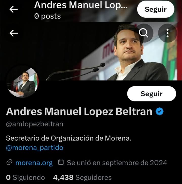 #Mazatlan #Morena #Químico #Sinaloa, #PolíticaMexicana, 100milmillonesdepesosamlo, Andy López Beltrán, Censura en redes sociales