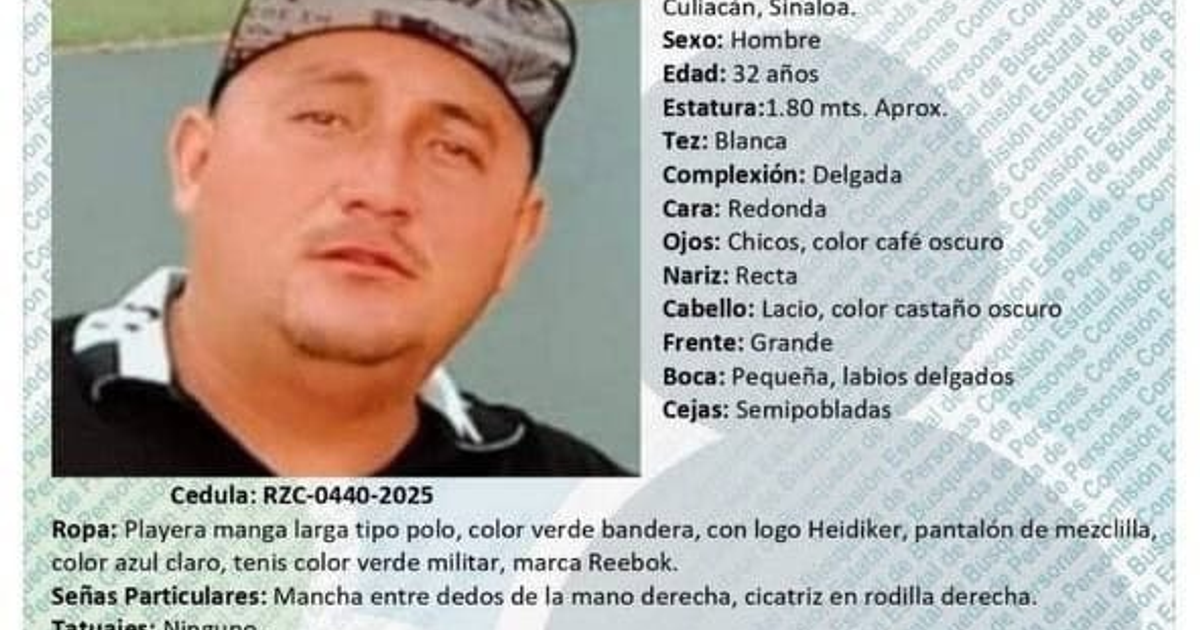Documento de identificación de José Carlos, víctima de homicidio en Culiacán.