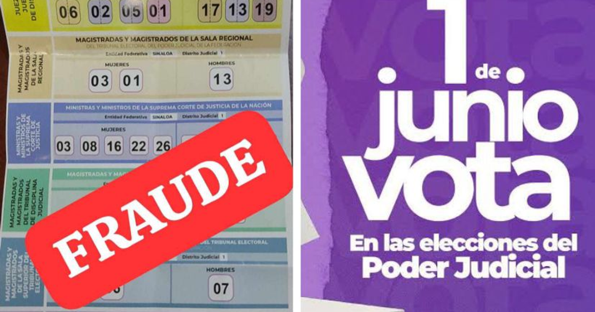 Documento electoral con acusaciones de fraude en elecciones judiciales de Sinaloa
