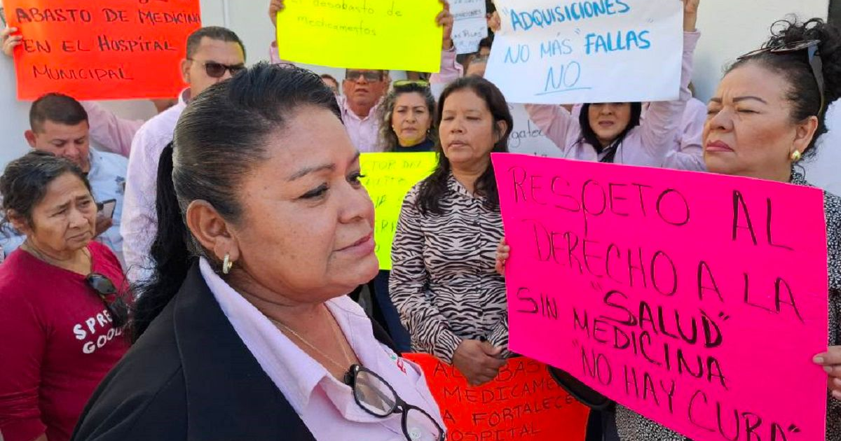 Manifestación ciudadana por el derecho a la salud y transparencia en adquisiciones de medicamentos.